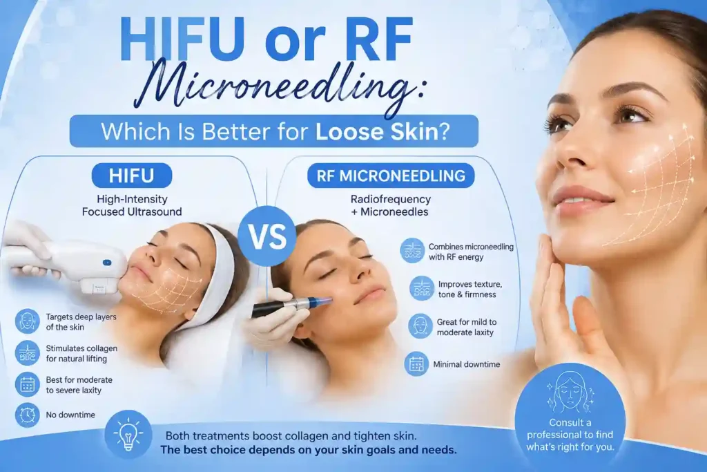 Lost the Weight but Not the Loose Skin? What You Should Know 2 HIFU or RF Microneedling: Which Is Better for Loose Skin Burnt Tree?